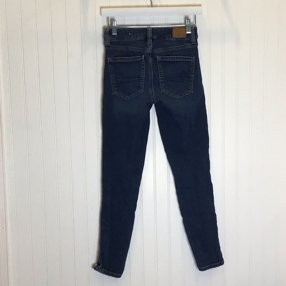 American Eagle | 🦅 Hi-Rise Jegging Distressed Size 2 Regular - Picture 10 of 15